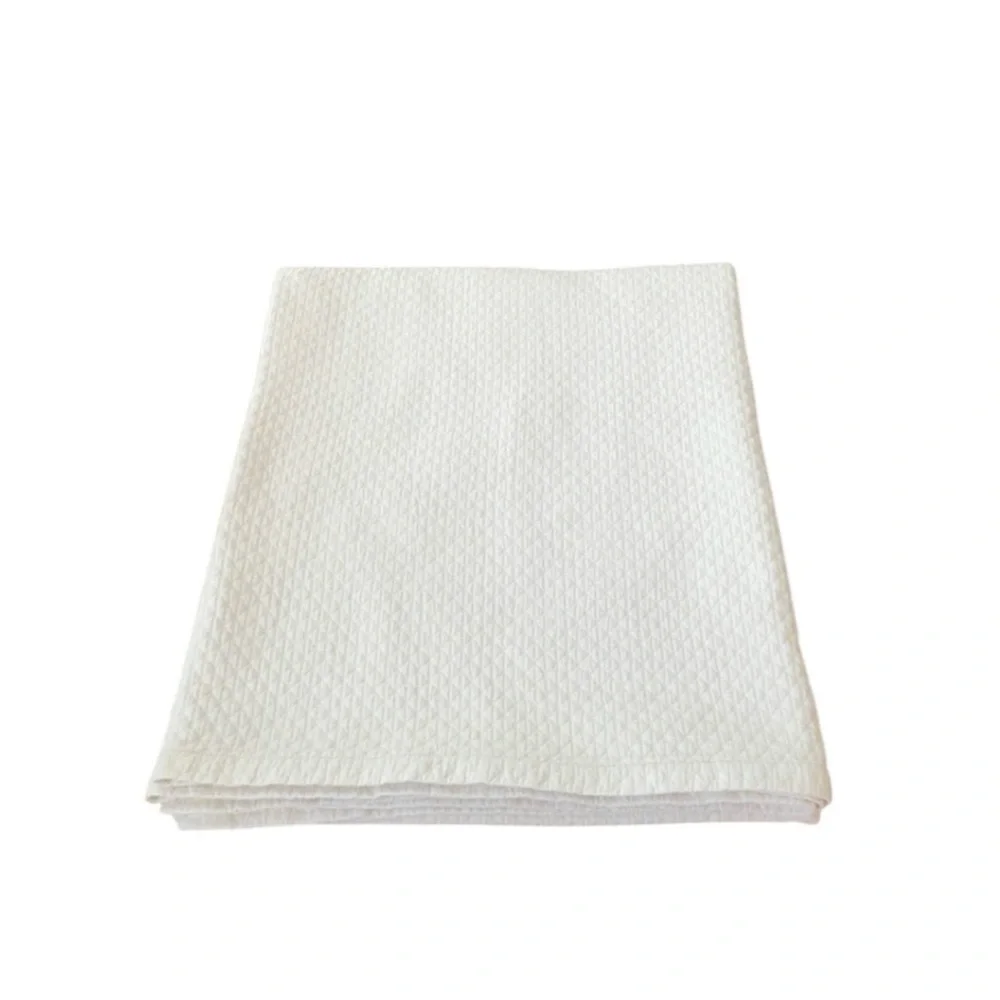 Restoration Hardware Matelasse White Quilted Cotton‎ Queen Bed Coverlet